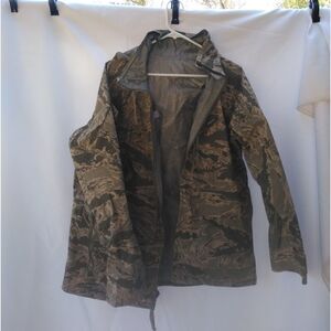 Authentic military camo rain jacket